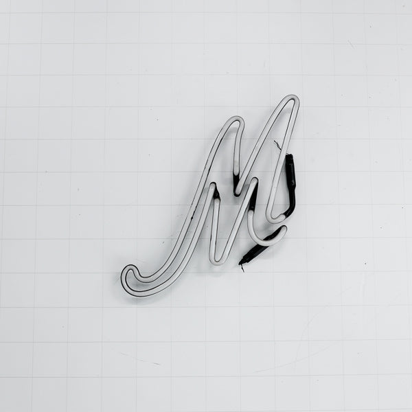 M Double Stroke Script Word unit for Michelob Replacement Tube - Neon Sign Part