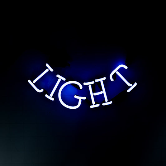 LIGHT Arched Double Stroke Word unit for Special Export Replacement Tube - Neon Sign Part