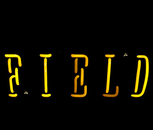 Field Single Stroke Word unit with Serifs Replacement Tube - Neon Sign Part