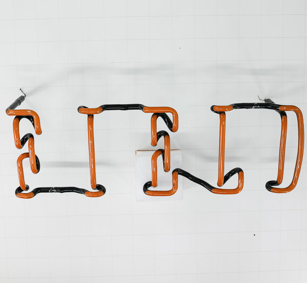 Field Single Stroke Word unit with Serifs Replacement Tube - Neon Sign Part