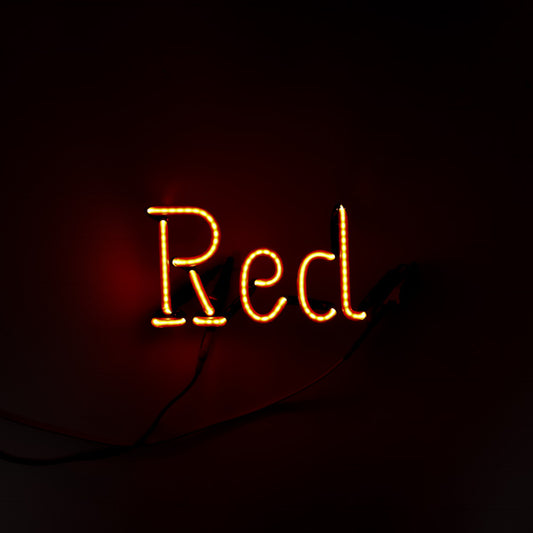 Red Single Stroke Word unit for Red Tail Ale Replacement Tube - Neon Sign Part