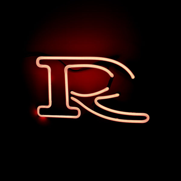 R Double Stroke Word unit for Unknown Replacement Tube - Neon Sign Part