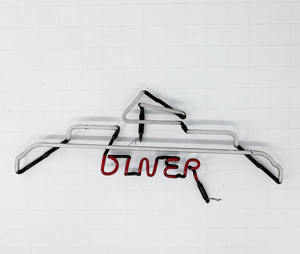 DINER Single Stroke Word unit with Colorful Emphasis / Border unit Replacement Tube - Neon Sign Part