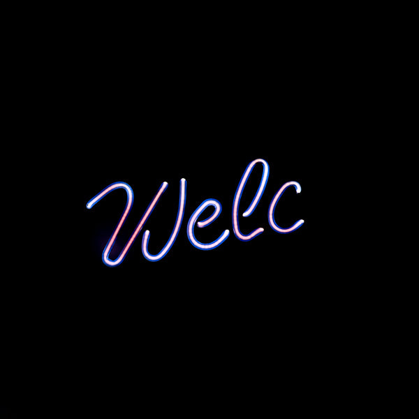 Welc Single Stroke Script Word unit for Welcome Replacement Tube - Neon Sign Part