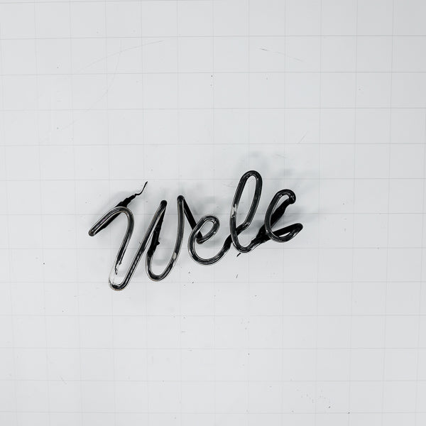 Welc Single Stroke Script Word unit for Welcome Replacement Tube - Neon Sign Part