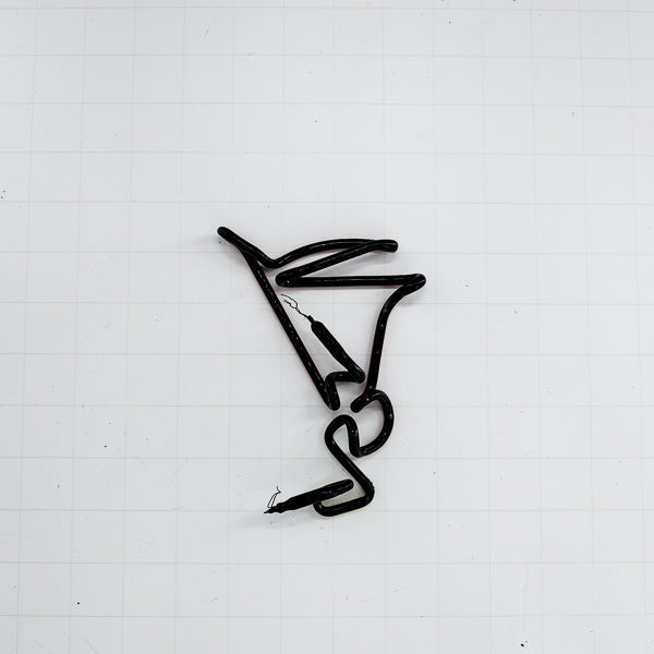 Bike Frame & Pedal for Fat Tire Replacement Tube - Neon Sign Part