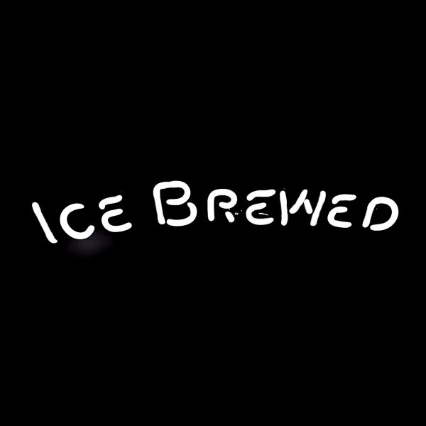 ICE BREWED Single Stroke Word for Ice House Unit Replacement Tube - Neon Sign Part
