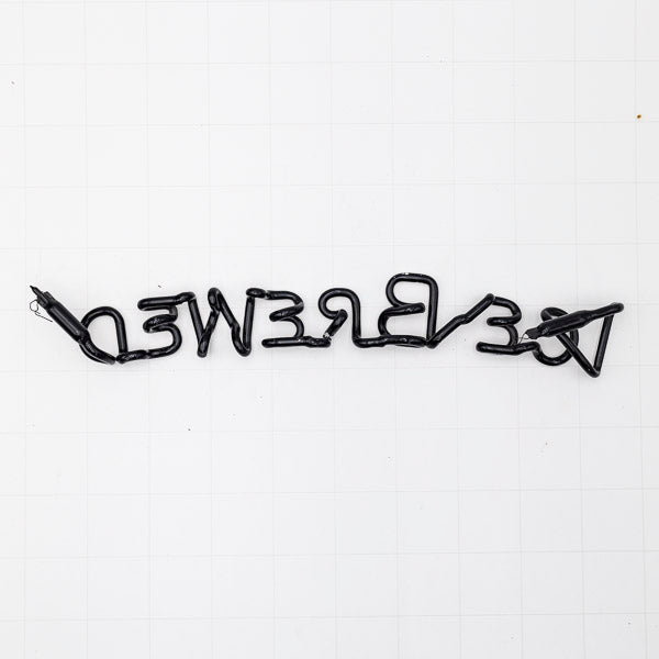 ICE BREWED Single Stroke Word for Ice House Unit Replacement Tube - Neon Sign Part