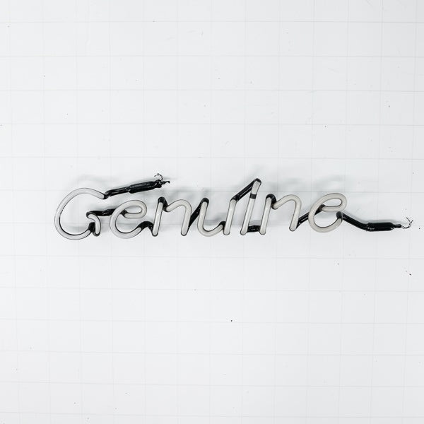 Genuine Single Stroke Word unit for Miller Genuine Draft Replacement Tube - Neon Sign Part
