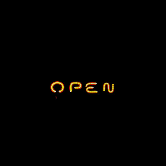 OPEN Single Stroke Word unit Replacement Tube - Neon Sign Part