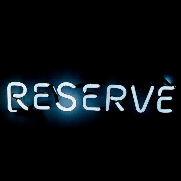 RESERVE Single Stroke Word unit Replacement Tube - Neon Sign Part