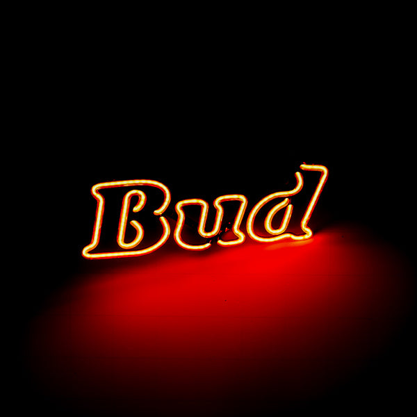 Bud Double Stroke Word unit with Vertical Electrodes Replacement Tube - Neon Sign Part