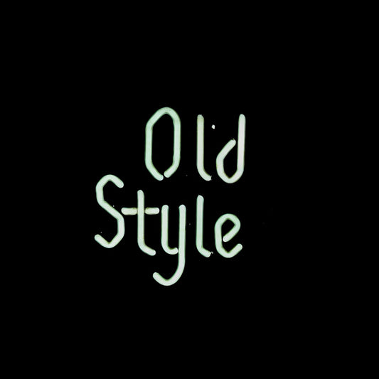 Old Style Single Stroke Word unit Replacement Tube - Neon Sign Part