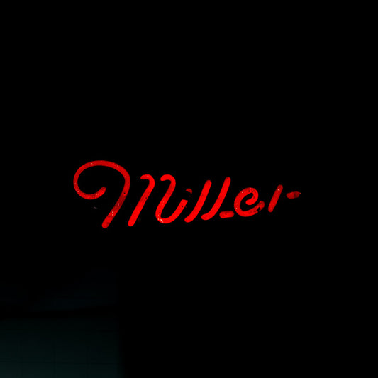 Miller Single Stroke Script Word unit Replacement Tube - Neon Sign Part