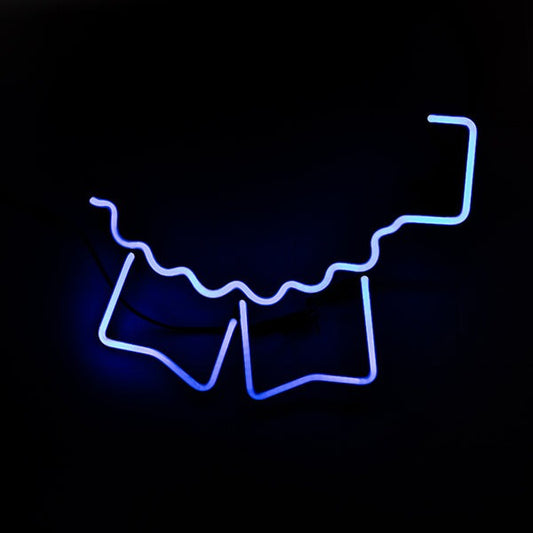 Pabst Blue Ribbon Blue Bottom Unit Replacement Tube - Neon Sign Part Used