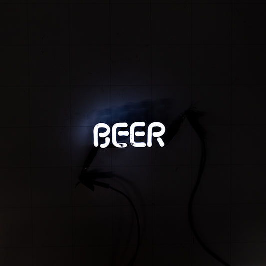 BEER Single Stroke Word Unit Replacement Tube - Neon Sign Part Used
