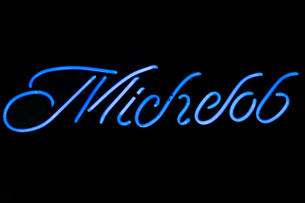 Michelob Single Stroke Script Word unit for Michelob Ultra Replacement Tube - Neon Sign Part