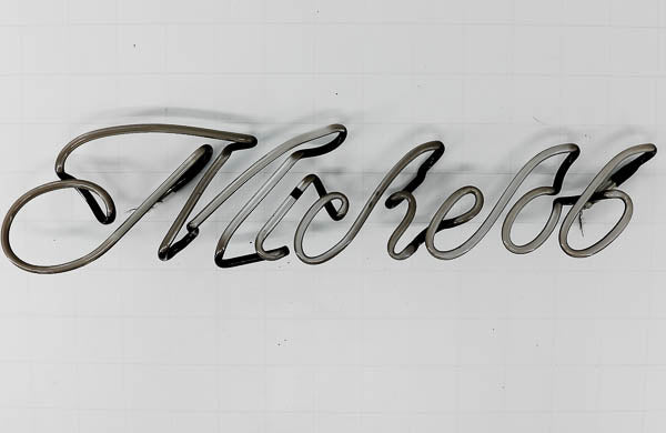 Michelob Single Stroke Script Word unit for Michelob Ultra Replacement Tube - Neon Sign Part