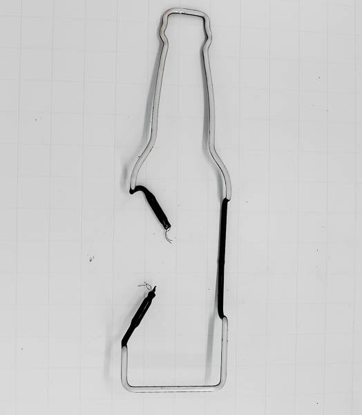 Bottle Border unit for Special Export Light Bottle Replacement Tube - Neon Sign Part