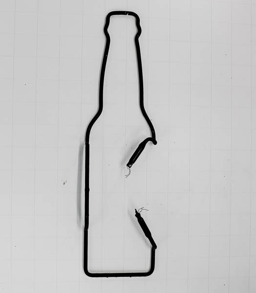 Bottle Border unit for Special Export Light Bottle Replacement Tube - Neon Sign Part