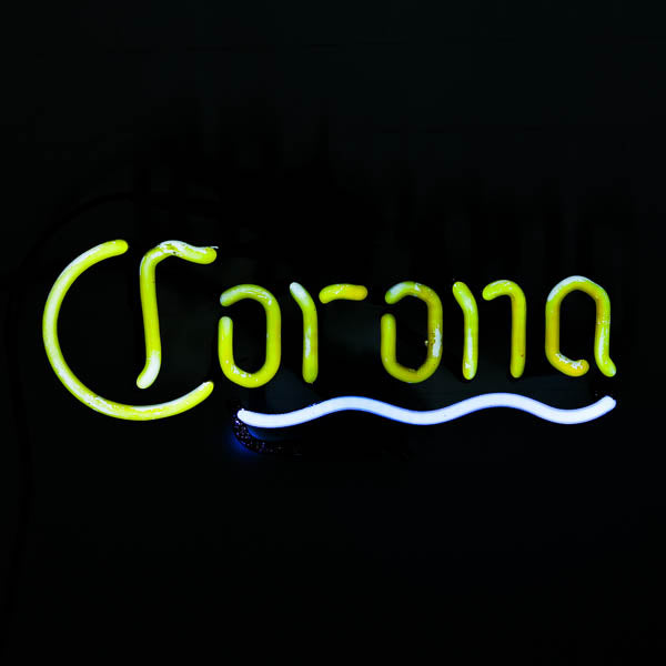 Corona Single Stroke Word unit with Wave for Corona Palm Replacement Tube - Neon Sign Part