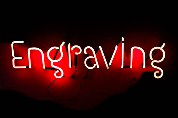 Engraving Single Stroke Word unit Replacement Tube - Neon Sign Part