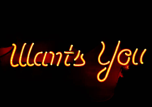 Wants you Single Stroke Script Word unit for Your Mom Wants You to Eat at Jimmy Johns Replacement Tube - Neon Sign Part