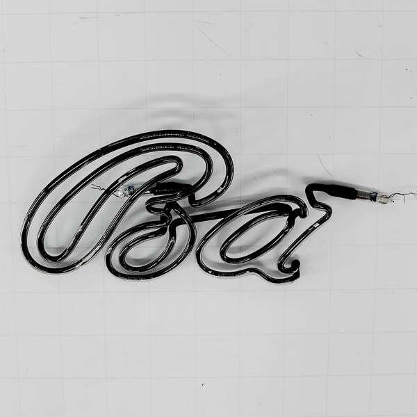 Ba Double Stroke Script Word unit for Bass Replacement Tube - Neon Sign Part