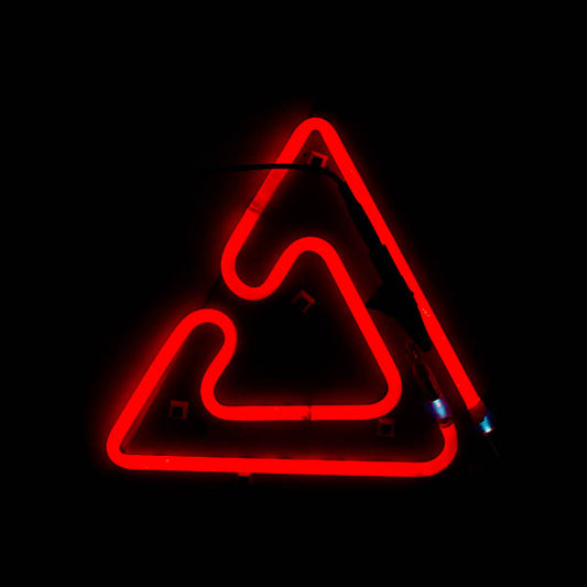 Triangle Backlight / Grid unit with Plastic for Bass Estb 1777 Replacement Tube - Neon Sign Part