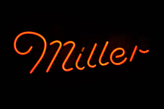 Miller Single Stroke Script Word unit Replacement Tube - Neon Sign Part