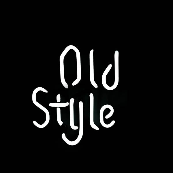 Old Style Single Stroke Vintage Word unit Replacement Tube - Neon Sign Part