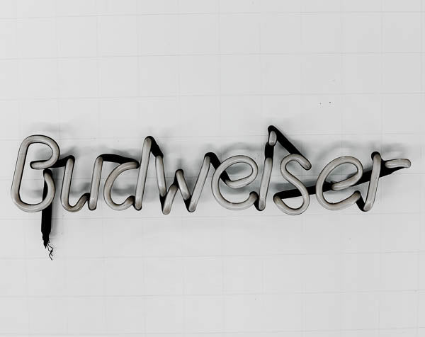 Budweiser Single Stroke Word unit Replacement Tube - Neon Sign Part