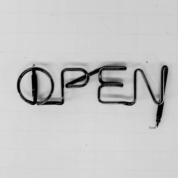 OPEN Single Stroke Word unit Replacement Tube - Neon Sign Part