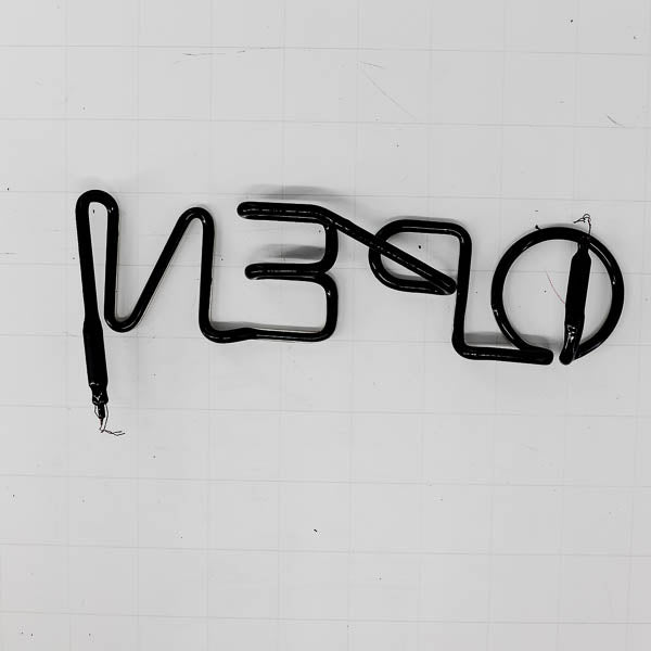 OPEN Single Stroke Word unit Replacement Tube - Neon Sign Part