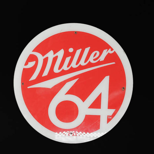 Miller 64 Neon Sign Plastic Replacement Panel
