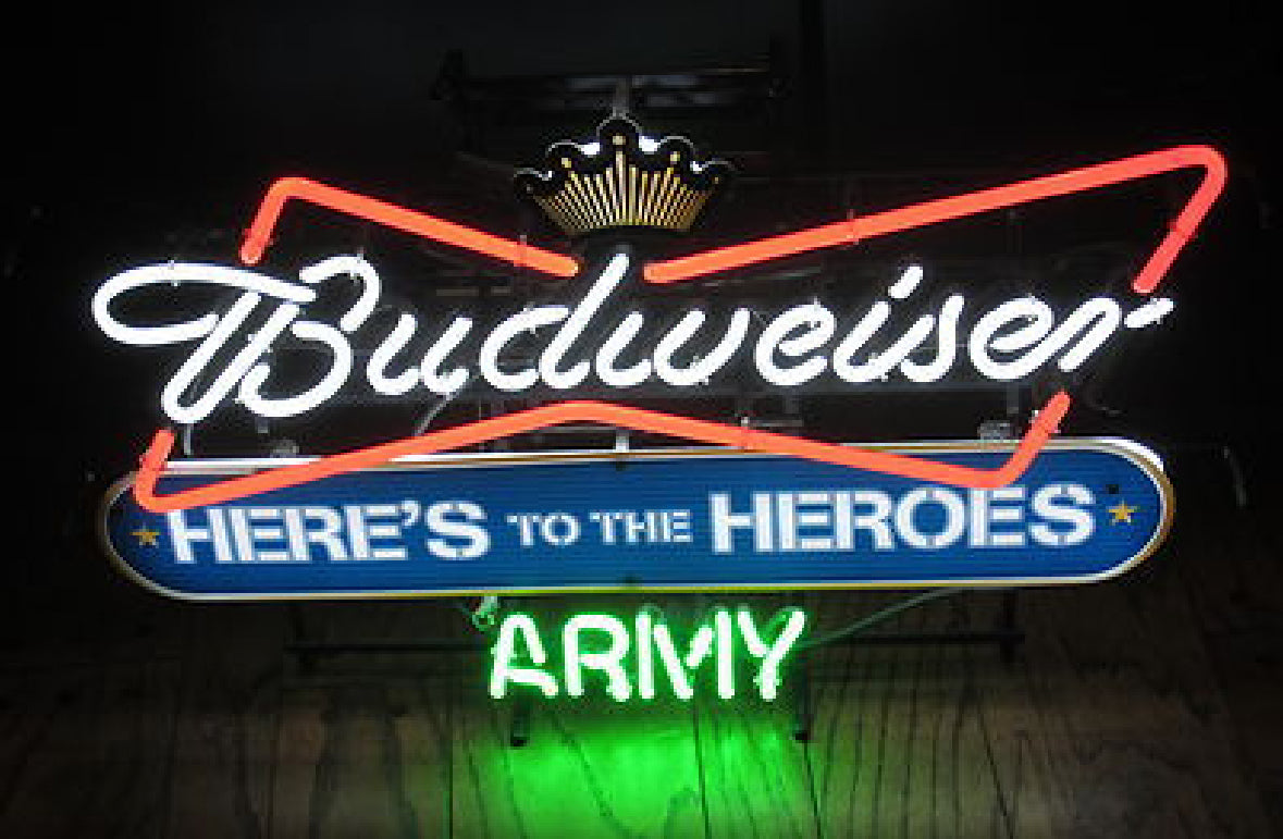 ARMY single stroke word unit Replacement Tube - Neon Sign Part