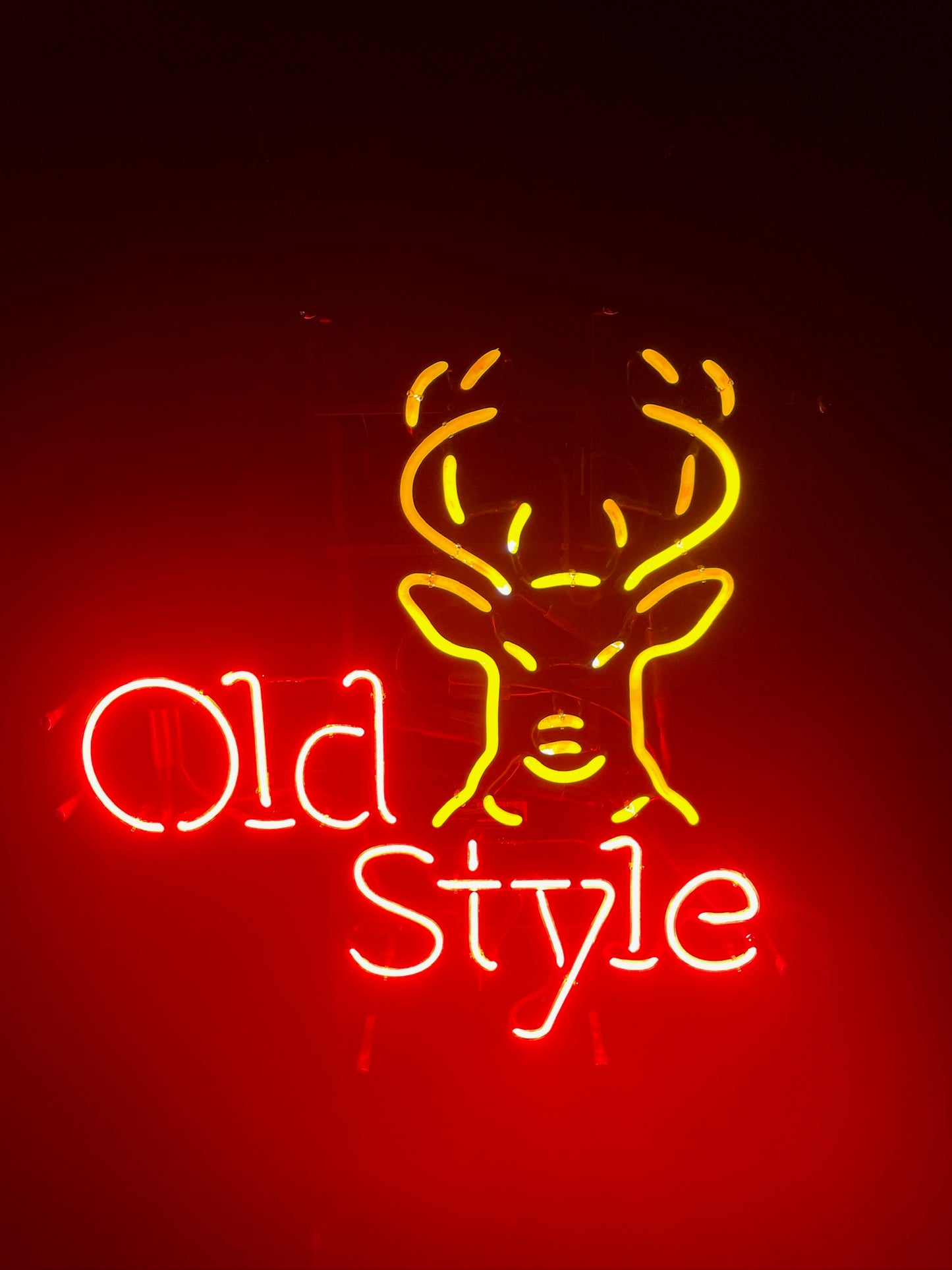 Old single stroke Word Unit for Old Style Deer Replacement Tube - Neon Sign Part