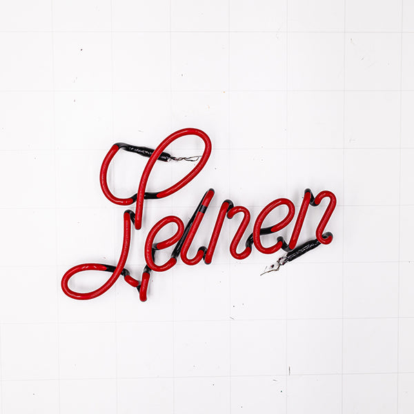 Leinen Red Script Word Unit for Leinenkugels Maiden Face Replacement Tube - Neon Sign Part
