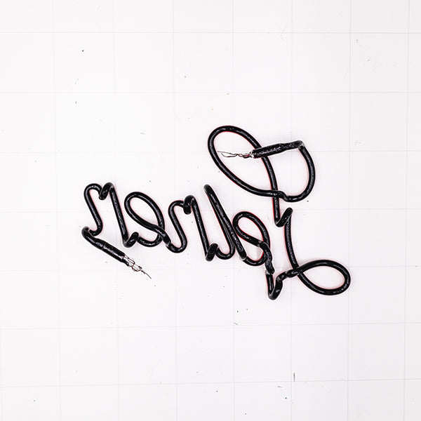 Leinen Red Script Word Unit for Leinenkugels Maiden Face Replacement Tube - Neon Sign Part