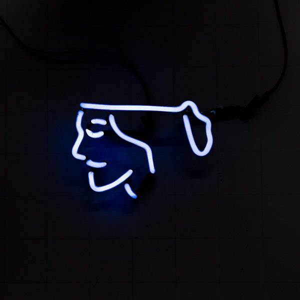 Maiden Face Section for Leinenkugel's Replacement Tube - Neon Sign Part Used