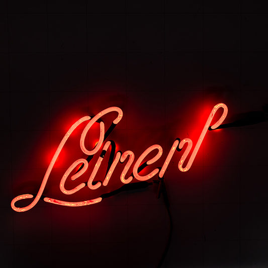 Leinen Script Word Unit with Part of k for Leinenkugel's Replacement Tube - Neon Sign Part Used