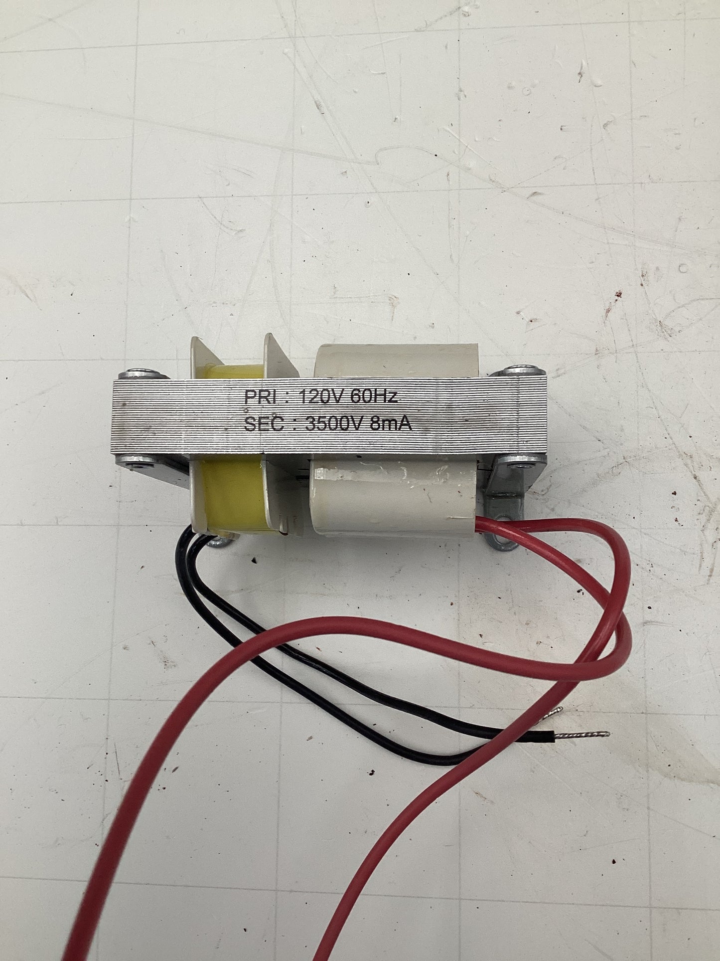 Open Core & Coil Neon Transformer – 3.5kV 8mA – CC3508 Equivalent – 120V