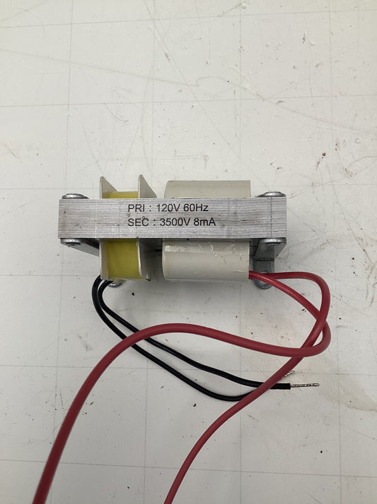 Open Core & Coil Neon Transformer – 3.5kV 8mA – CC3508 Equivalent – 120V