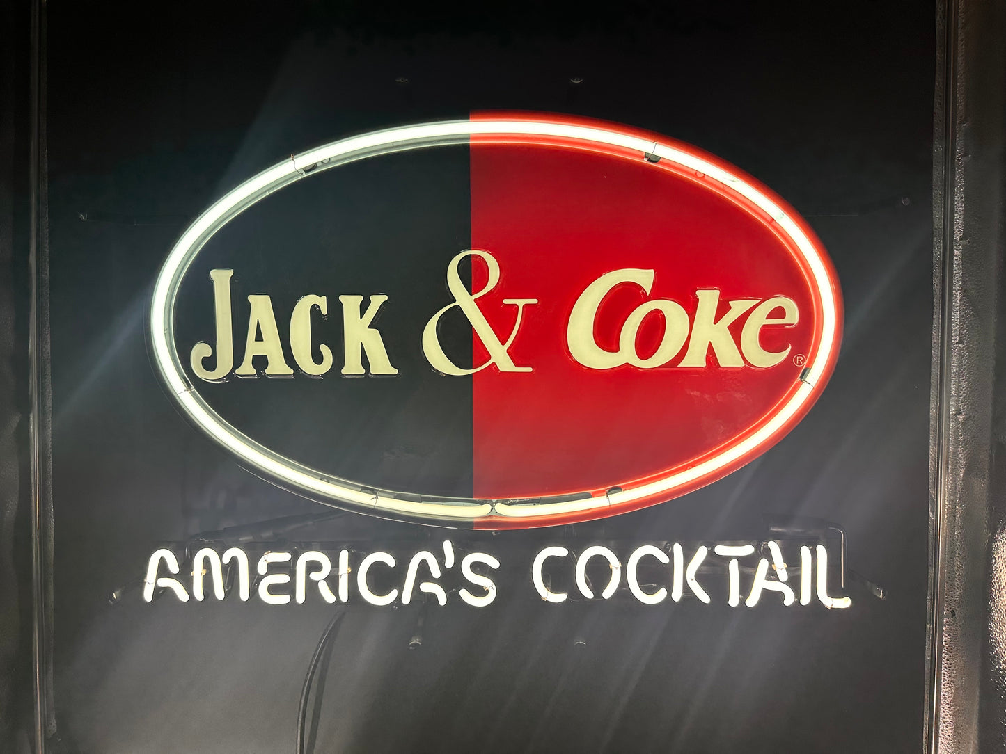 AMERICA’S Single Stroke Word unit for Jack Danial’s and Coke America’s Cocktail Replacement Tube - Neon Sign Part