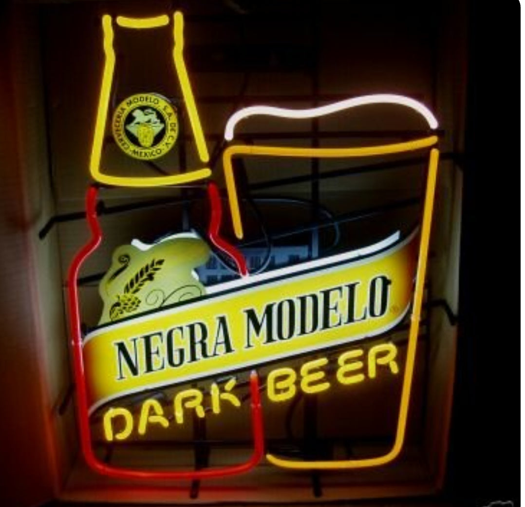 Back Plate for Negro Modelo Dark Beer Neon Sign Plastic Replacement Panel