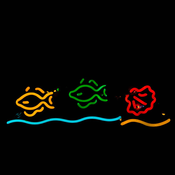 Fish Section for Corona Replacement Tube - Neon Sign Part Used