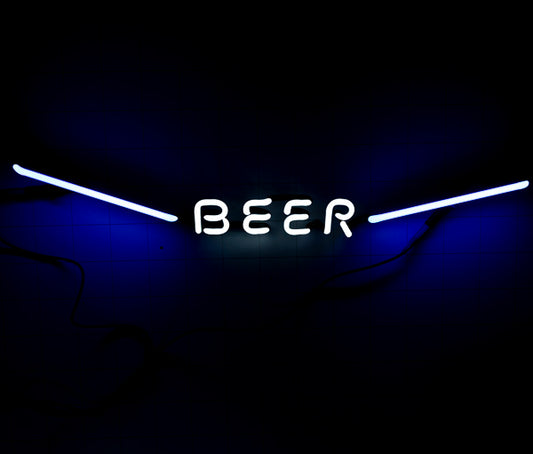 BEER Single Word Unit with emphasis for Leinenkugels Replacement Tube - Neon Sign Part