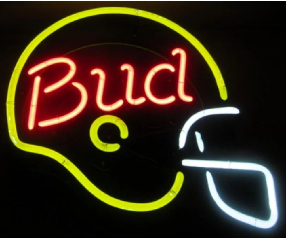 Helmet unit for Bud Football Neon Sign Replacement Tube