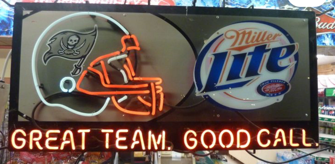 Football Helmet Face Mask unit for Good Team Good Call Teams Replacement Tube - Neon Sign Part