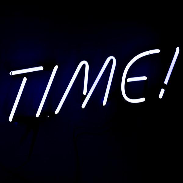 Time Single Stroke Word Unit word unit for Miller Time Neon Sign Repla ...